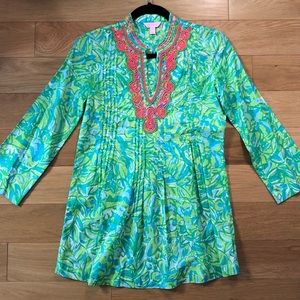 NWOT Lilly Pulitzer Sarasota Beaded Tunic